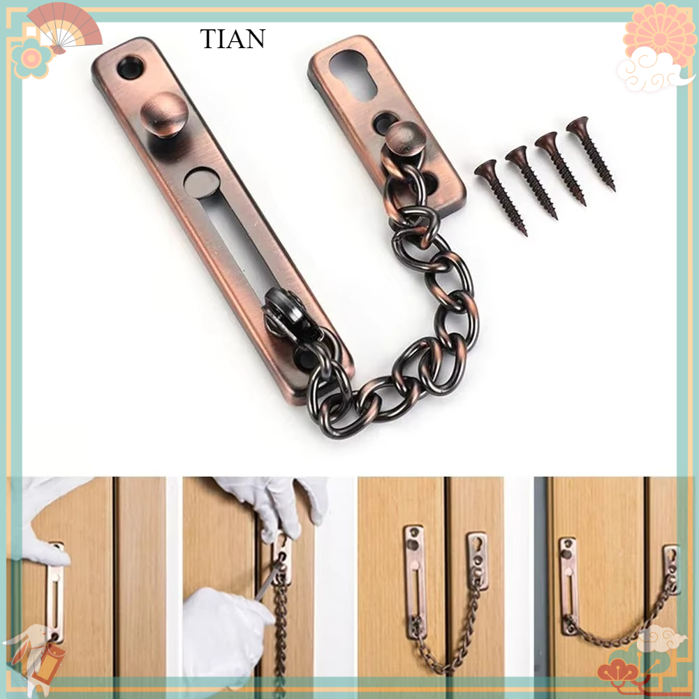 Security Chain Door - Chaîne de porte avec serrure, pêne