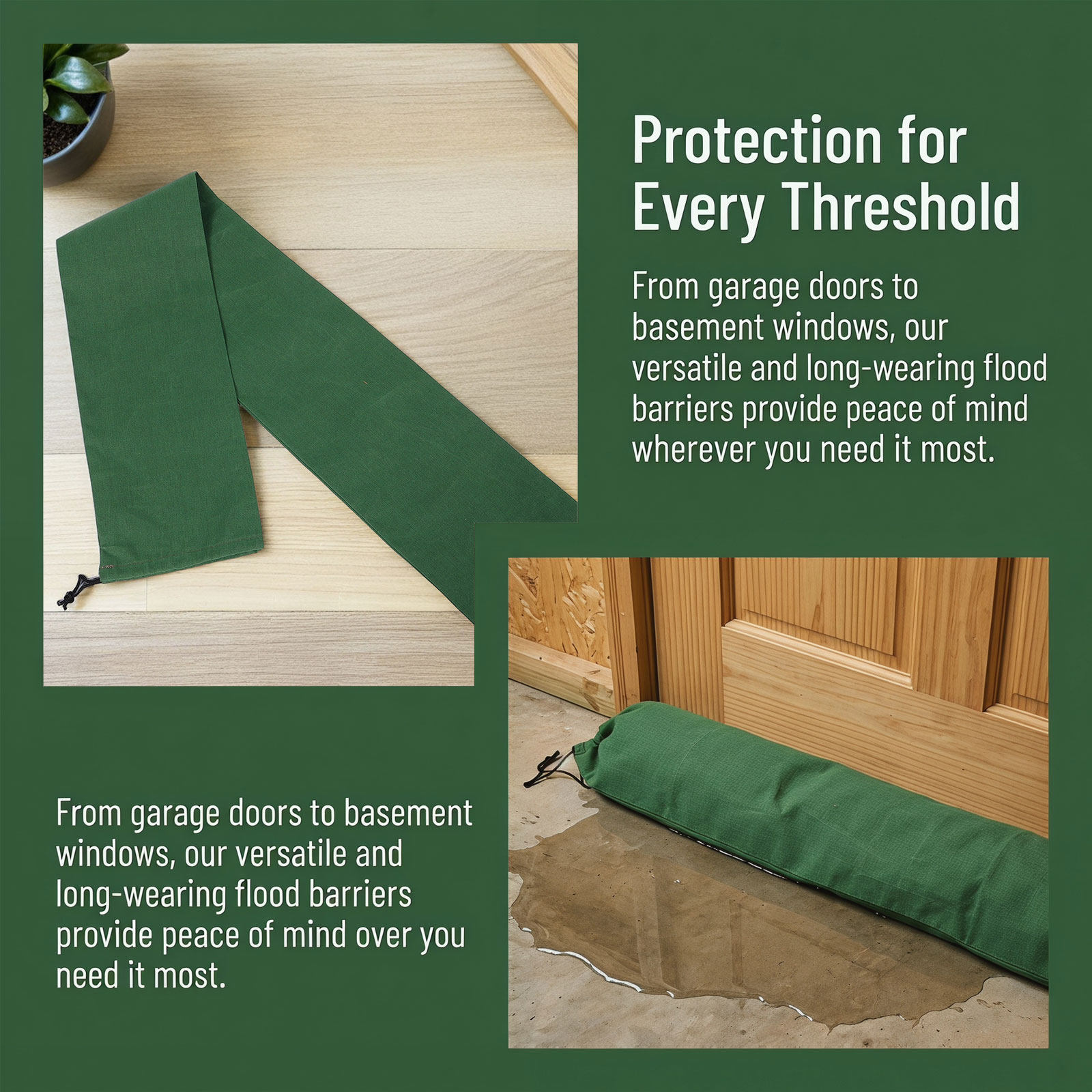 Lot de 3 sacs de sable en toil - Flood Barrier Bag avis et prix