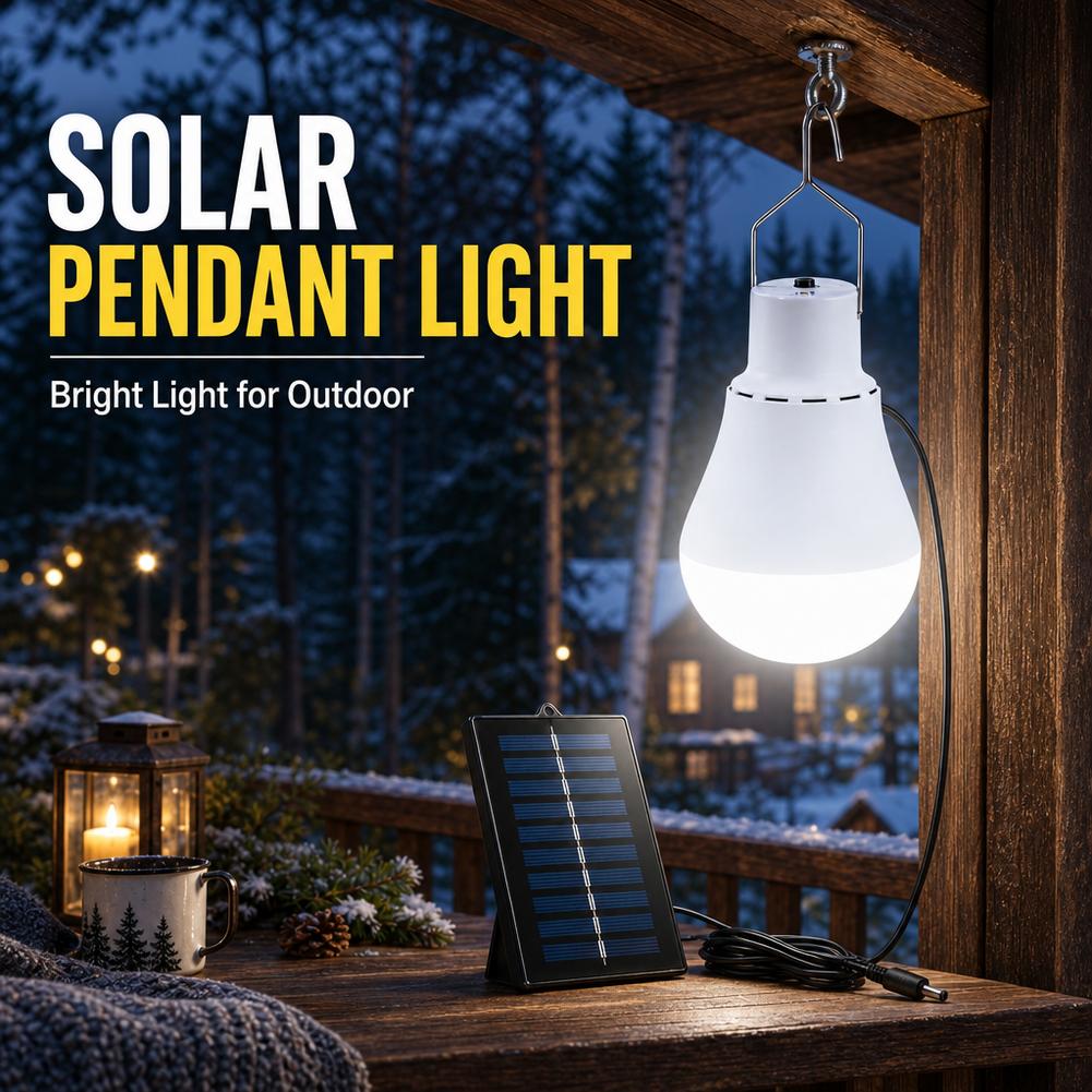 Ampoule LED solaire, étanche I - Power Outage Light avis et prix